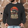 BBQ Dad Father Husband Meat Smoker Legend Men Graphic Sweatshirt