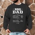 BBQ Dad Grilling Father Day Family Food Love Novelty Graphic Men Graphic Sweatshirt