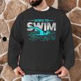 Born To Swim Swimmers For Swimming Athlete Men Graphic Sweatshirt Born To Swim Swimmers For Swimming Athlete Men Graphic Sweatshirt