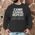 Camp Canoe Repeat Outdoor Adventure Men Graphic Sweatshirt