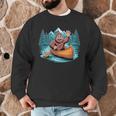 Canoe Art For Men Women Canoeing Canoe Kayak Lover Men Graphic Sweatshirt