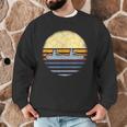 Canoe Canoeing Vintage Sunset Men Graphic Sweatshirt Canoe Canoeing Vintage Sunset Men Graphic Sweatshirt