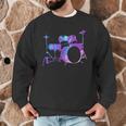Cool Drum Kit Percussion Vintage Retro Drummer Costume Men Graphic Sweatshirt Cool Drum Kit Percussion Vintage Retro Drummer Costume Men Graphic Sweatshirt