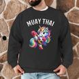 Cute Muay Thai Unicorn Men Graphic Sweatshirt Cute Muay Thai Unicorn Men Graphic Sweatshirt