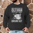 Drummer Drum Kit Vintage Drummer Men Graphic Sweatshirt Drummer Drum Kit Vintage Drummer Men Graphic Sweatshirt