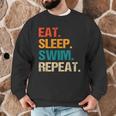 Eat Sleep Swim Repeat Pool Swimmer Water Polo Swimming Men Graphic Sweatshirt Eat Sleep Swim Repeat Pool Swimmer Water Polo Swimming Men Graphic Sweatshirt