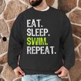 Eat Sleep Swim Repeat Swimming Swimmer Cool Men Graphic Sweatshirt Eat Sleep Swim Repeat Swimming Swimmer Cool Men Graphic Sweatshirt