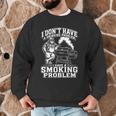 I'm Just A Drinker With A Smoking Problem Grilling BBQ Dad Men Graphic Sweatshirt