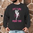 Just a Girl Who Loves Muay Thai Kids Girls Men Graphic Sweatshirt Just a Girl Who Loves Muay Thai Kids Girls Men Graphic Sweatshirt
