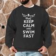 Keep Calm And Swim Fast Butterfly Swimming T-Shirt Men Graphic Sweatshirt Keep Calm And Swim Fast Butterfly Swimming T-Shirt Men Graphic Sweatshirt