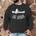 Lake Superior Bear Canoe Upper Peninsula For Yooper Men Graphic Sweatshirt