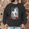 Muay Thai American Flag Fighter Patriotic Men Graphic Sweatshirt Muay Thai American Flag Fighter Patriotic Men Graphic Sweatshirt