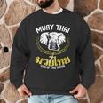 Muay Thai Thai Boxing Elephant Martial Arts T-Shirt Men Graphic Sweatshirt
