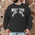 Muay Thai Fighter Fists MMA Club Martial Arts Fighting Coach Men Graphic Sweatshirt