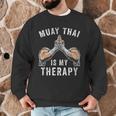 Muay Thai Fighter Martial Arts Sport Muay Thai Men Graphic Sweatshirt