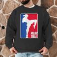 Muay Thai Fighter Retro Kickboxing Training MMA Men Graphic Sweatshirt Muay Thai Fighter Retro Kickboxing Training MMA Men Graphic Sweatshirt