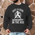 Muay Thai Girls Just a Girl Who Kicks You In The Ass Men Graphic Sweatshirt