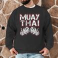 Muay Thai Lover For Fight Fans Men Graphic Sweatshirt