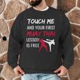 Muay Thai Martial Arts Combat Sports Self Defense Men Graphic Sweatshirt Muay Thai Martial Arts Combat Sports Self Defense Men Graphic Sweatshirt