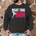 Muay Thai Mom Women Boxing Kickboxing MMA Muay Thai Men Graphic Sweatshirt