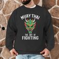 Muay Thai Oni Mask Thai Boxing And Kickboxing Men Graphic Sweatshirt Muay Thai Oni Mask Thai Boxing And Kickboxing Men Graphic Sweatshirt