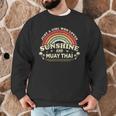 Muay Thai Shirt A Girl Who Loves Sunshine And Muay Thai Men Graphic Sweatshirt Muay Thai Shirt A Girl Who Loves Sunshine And Muay Thai Men Graphic Sweatshirt