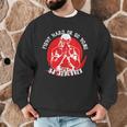 Muay Thai Sport Fight Hard Or Go Home Fighter Muay Thai Men Graphic Sweatshirt
