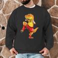 Muay Thai T-Rex Thai Boxing Men Graphic Sweatshirt Muay Thai T-Rex Thai Boxing Men Graphic Sweatshirt