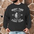 Muay Thai Wolf Fight Team Nak Muay Kickboxing Men Graphic Sweatshirt Muay Thai Wolf Fight Team Nak Muay Kickboxing Men Graphic Sweatshirt