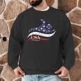 Patriotic American Flag Floating USA Swimming Team Men Graphic Sweatshirt Patriotic American Flag Floating USA Swimming Team Men Graphic Sweatshirt