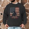 Patriotic Drum Kit Silhouette American Flag Men Graphic Sweatshirt Patriotic Drum Kit Silhouette American Flag Men Graphic Sweatshirt