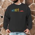 Retro Swimming Evolution For Swimmers Summer Water Lovers Men Graphic Sweatshirt Retro Swimming Evolution For Swimmers Summer Water Lovers Men Graphic Sweatshirt