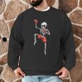 Skeleton Muay Thai Halloween Kickboxing MMA Fighter Costume Men Graphic Sweatshirt Skeleton Muay Thai Halloween Kickboxing MMA Fighter Costume Men Graphic Sweatshirt