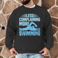 Swim Coach Swim Training Swimming Sport Men Graphic Sweatshirt Swim Coach Swim Training Swimming Sport Men Graphic Sweatshirt