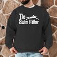 The Swim Father Swimming Dad Swimmer Men Graphic Sweatshirt The Swim Father Swimming Dad Swimmer Men Graphic Sweatshirt