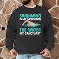 Swim Swimmers Swimming Men Graphic Sweatshirt Swim Swimmers Swimming Men Graphic Sweatshirt
