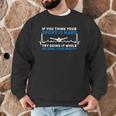 Swimming Apparel For Swim Team Heartbeat Swimmer Men Graphic Sweatshirt
