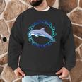 Swimming Dolphin Maori Sun Tribal Waves 2-Sided Men Graphic Sweatshirt Swimming Dolphin Maori Sun Tribal Waves 2-Sided Men Graphic Sweatshirt