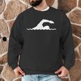 Swimming Float Men Graphic Sweatshirt Swimming Float Men Graphic Sweatshirt