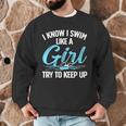 Swimming For Men Women Kids Swimmer Swim Lovers Men Graphic Sweatshirt