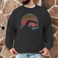 Swimming Retro Vintage 80s Style Swimmer Men Graphic Sweatshirt Swimming Retro Vintage 80s Style Swimmer Men Graphic Sweatshirt