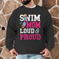 Swimming Swimmer Swim Mom Men Graphic Sweatshirt
