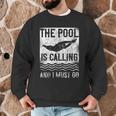 Swimming Swimmer Swim The Pool Is Calling Vintage Men Graphic Sweatshirt Swimming Swimmer Swim The Pool Is Calling Vintage Men Graphic Sweatshirt