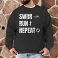 Swimrun Endurance Sports Swimming Running Swim Run Men Graphic Sweatshirt Swimrun Endurance Sports Swimming Running Swim Run Men Graphic Sweatshirt
