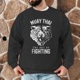 Tiger Muay Thai And Kickboxing Men Graphic Sweatshirt Tiger Muay Thai And Kickboxing Men Graphic Sweatshirt
