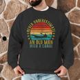 Never Underestimate An Old Man With a Canoe Retro Sleeveless Men Graphic Sweatshirt Never Underestimate An Old Man With a Canoe Retro Sleeveless Men Graphic Sweatshirt