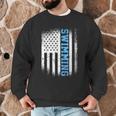 USA Flag Swimming Swim American Swimmer Men Graphic Sweatshirt USA Flag Swimming Swim American Swimmer Men Graphic Sweatshirt