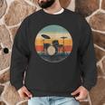 Vintage Drum Kit Silhouette Retro Music Men Graphic Sweatshirt Vintage Drum Kit Silhouette Retro Music Men Graphic Sweatshirt