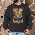 Vintage Muay Thai Twin Tiger Art Of 8 Limbs Men Graphic Sweatshirt