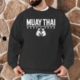 Women's Cute Muay Thai Art For Men Women Kids Muay Thai Lovers Men Graphic Sweatshirt